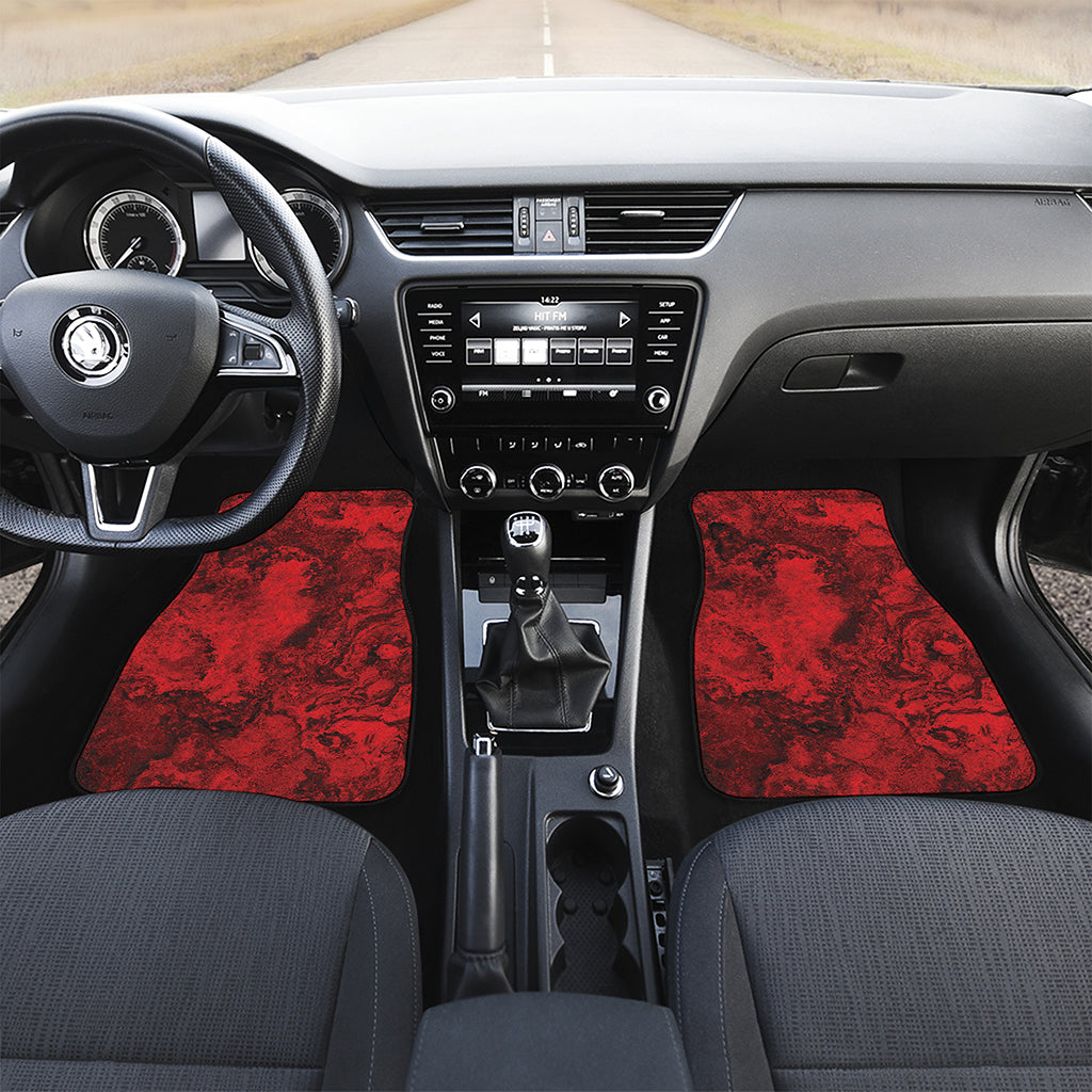 Red Blood Print Front Car Floor Mats