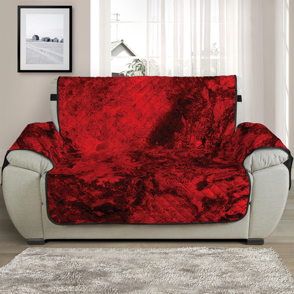 Red Blood Print Half Sofa Protector