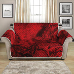 Red Blood Print Loveseat Protector