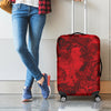 Red Blood Print Luggage Cover