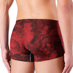 Red Blood Print Men's Boxer Briefs