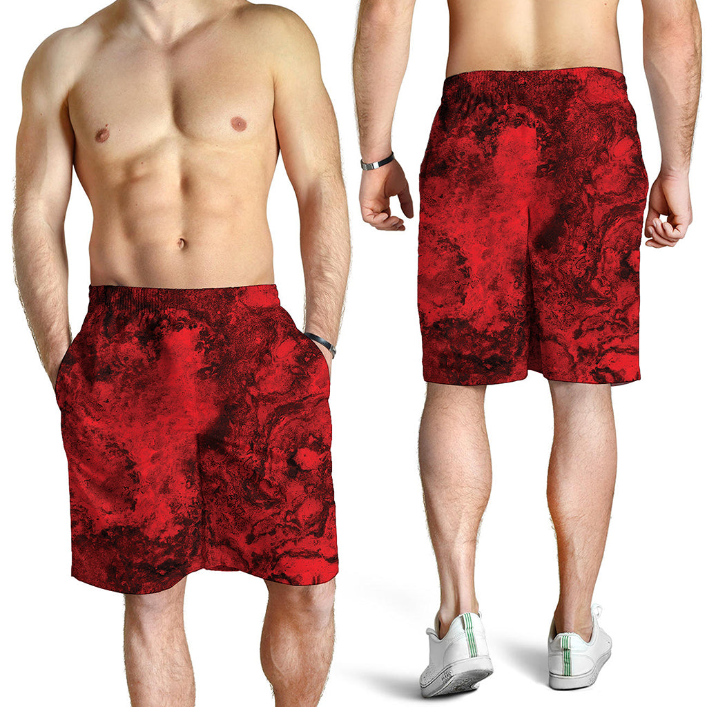 Red Blood Print Men's Shorts