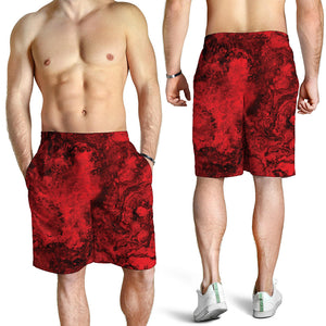 Red Blood Print Men's Shorts