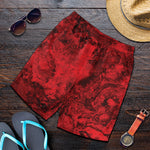 Red Blood Print Men's Shorts