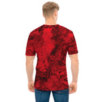 Red Blood Print Men's T-Shirt