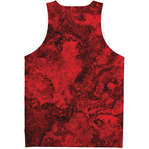 Red Blood Print Men's Tank Top