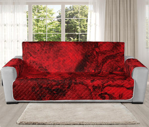 Red Blood Print Oversized Sofa Protector