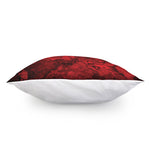 Red Blood Print Pillow Cover