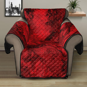 Red Blood Print Recliner Protector