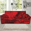 Red Blood Print Sofa Slipcover