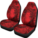 Red Blood Print Universal Fit Car Seat Covers