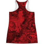 Red Blood Print Women's Racerback Tank Top