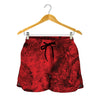 Red Blood Print Women's Shorts