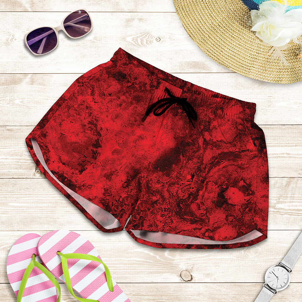 Red Blood Print Women's Shorts