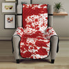 Red Blood Stains Print Armchair Protector