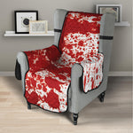 Red Blood Stains Print Armchair Protector