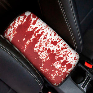 Red Blood Stains Print Car Center Console Cover