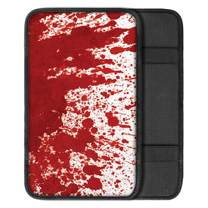 Red Blood Stains Print Car Center Console Cover