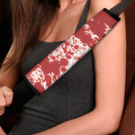 Red Blood Stains Print Car Seat Belt Covers