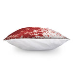 Red Blood Stains Print Pillow Cover