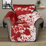 Red Blood Stains Print Recliner Protector