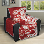 Red Blood Stains Print Recliner Protector