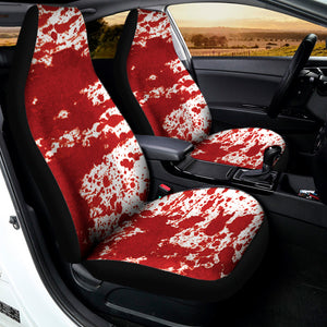 Red Blood Stains Print Universal Fit Car Seat Covers