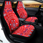Red Blue And White Bandana Print Universal Fit Car Seat Covers