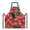 Red Bouvardia Print Apron