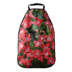 Red Bouvardia Print Car Seat Organizers