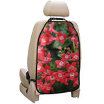 Red Bouvardia Print Car Seat Organizers