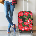 Red Bouvardia Print Luggage Cover
