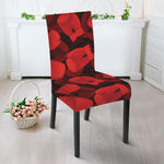 Red Boxing Gloves Pattern Print Dining Chair Slipcover