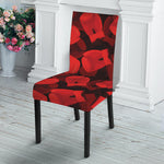 Red Boxing Gloves Pattern Print Dining Chair Slipcover