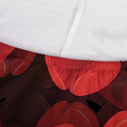 Red Boxing Gloves Pattern Print Sofa Cover