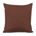 Red Brown Houndstooth Pattern Print Pillow Cover