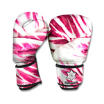 Red Cabbage Leaves Print Boxing Gloves