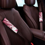 Red Cabbage Leaves Print Car Seat Belt Covers