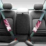 Red Cabbage Leaves Print Car Seat Belt Covers