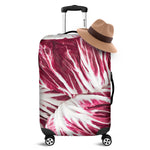 Red Cabbage Leaves Print Luggage Cover