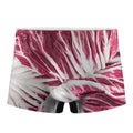 Red Cabbage Leaves Print Men's Boxer Briefs
