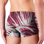 Red Cabbage Leaves Print Men's Boxer Briefs