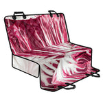 Red Cabbage Leaves Print Pet Car Back Seat Cover