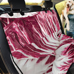 Red Cabbage Leaves Print Pet Car Back Seat Cover