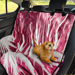 Red Cabbage Leaves Print Pet Car Back Seat Cover