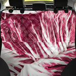 Red Cabbage Leaves Print Pet Car Back Seat Cover