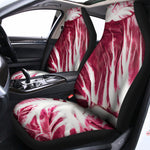 Red Cabbage Leaves Print Universal Fit Car Seat Covers