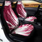 Red Cabbage Leaves Print Universal Fit Car Seat Covers