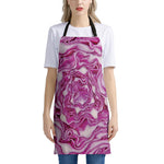 Red Cabbage Print Apron