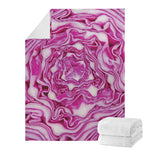 Red Cabbage Print Blanket
